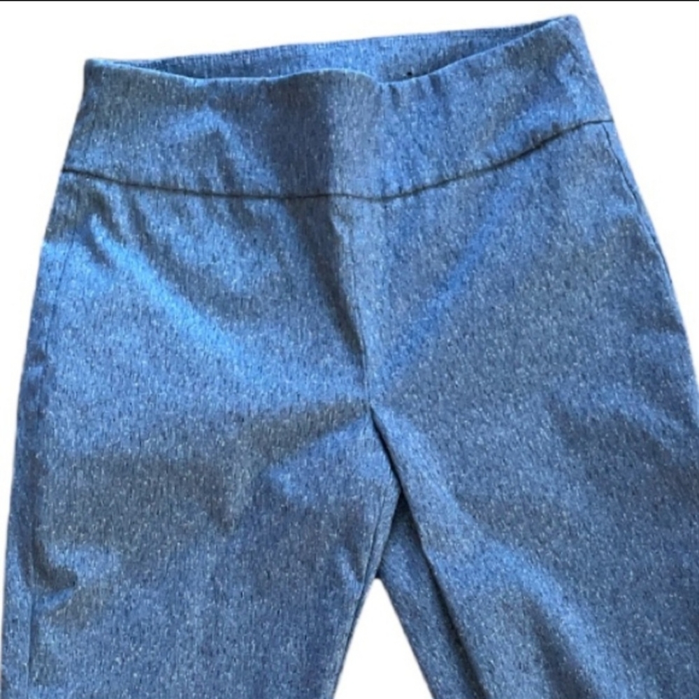 Attyre heather blue pull on pants - Picture 2 of 7